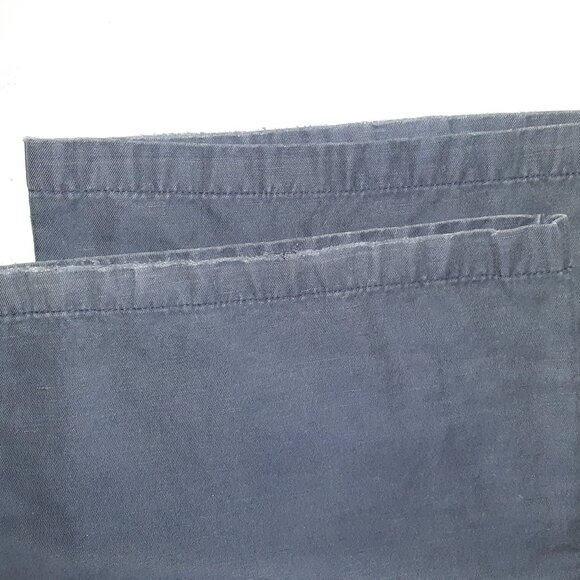 Navy Blue Khakis -Old Navy * Y2K * Sz 8 * 32x30 * Flare Bell Wide * Pant Only * - Picture 11 of 12